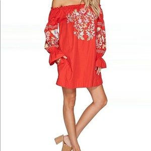 Free People Fleur Du Jour Embroidered Dress